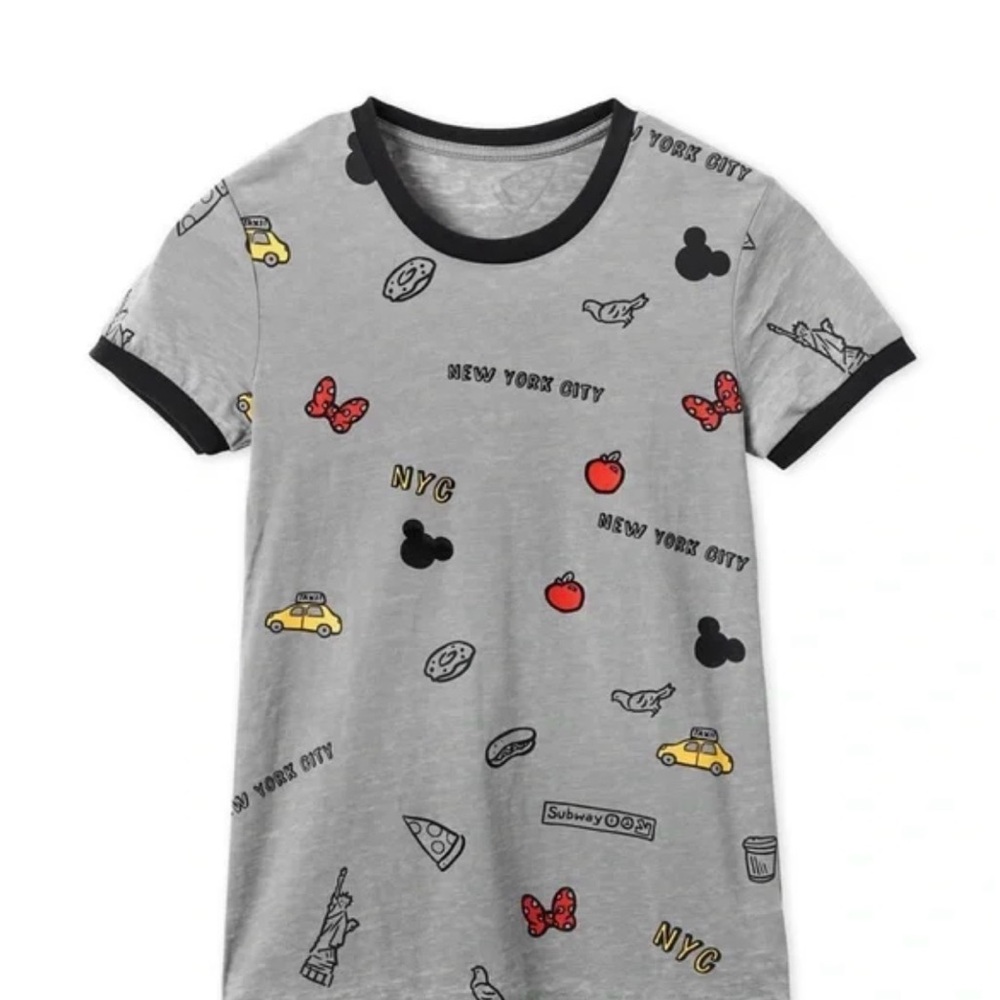 Disney X NYC Graphic Tshirt New York City Print‎ NWOT in Size XL